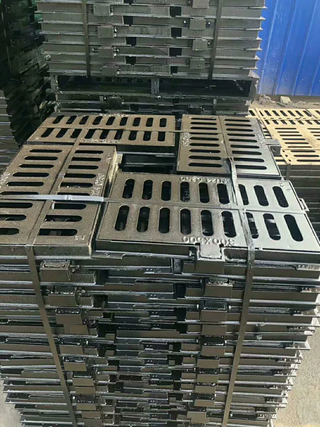 OEM Round Square Ductile Cast Iron En1433 Trench Cast Iron Top Gratings